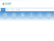 Tablet Screenshot of newbabynewworld.com